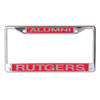 Wholesale-Rutgers Scarlet Knights Lic Plt Frame S/L Printed