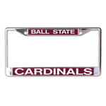 Wholesale-Ball State Cardinals Lic Plt Frame S/L Printed