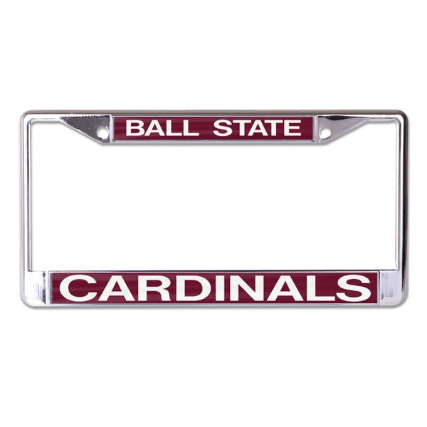 Wholesale-Ball State Cardinals Lic Plt Frame S/L Printed