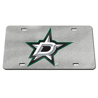 Dallas Stars GLITTER Specialty Acrylic License Plate