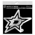 Dallas Stars Decal Metallic 6" x 6"