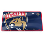 Florida Panthers Specialty Acrylic License Plate