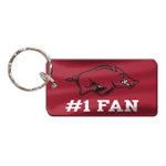 Arkansas Razorbacks Keychain Rectangle