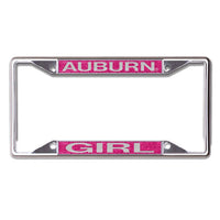 Wholesale-Auburn Tigers GLITTER BACKGROUND Lic Plt Frame S/S Printed