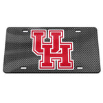 Wholesale-Houston Cougars CARBON Specialty Acrylic License Plate