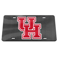 Wholesale-Houston Cougars CARBON Specialty Acrylic License Plate