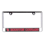 Wholesale-Houston Cougars CARBON Lic Plate Frame B/O Printed