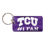 Wholesale-TCU Horned Frogs Keychain Rectangle