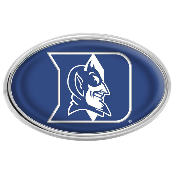 Wholesale-Duke Blue Devils Chrome Metal Domed Emblem