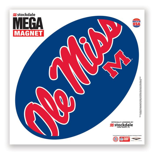 Wholesale-Ole Miss Rebels MEGA Outdoor Magnets 12" x 12"