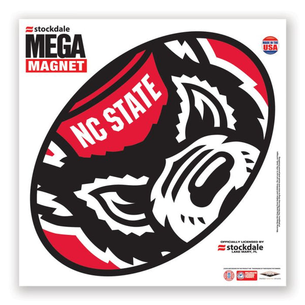 Wholesale-NC State Wolfpack MEGA Outdoor Magnets 12" x 12"