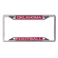 Wholesale-Oklahoma Sooners Lic Plt Frame S/S Printed