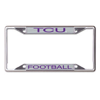 Wholesale-TCU Horned Frogs Lic Plt Frame S/S Printed