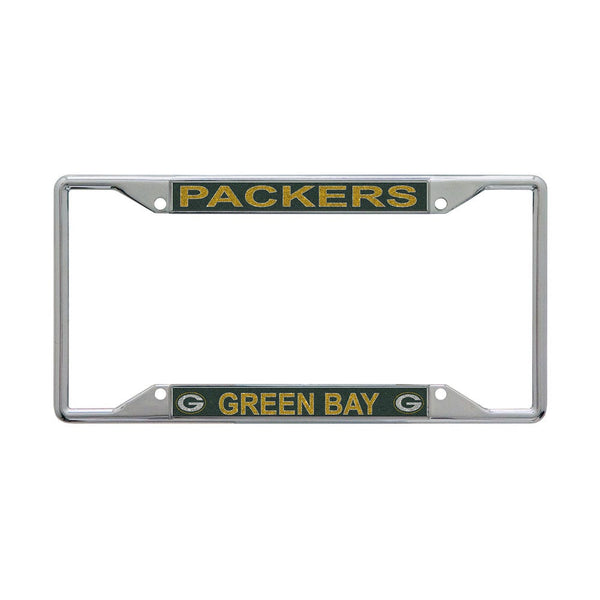 Green Bay Packers GLITTER Lic Plt Frame S/S Printed