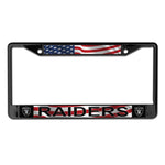 Las Vegas Raiders PATRIOTIC Lic Plt Frame S/L Printed