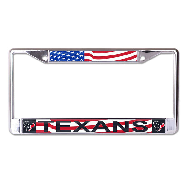 Houston Texans Lic Plt Frame S/L Printed