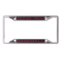 Wholesale-Texas Tech Red Raiders Lic Plt Frame S/S Printed