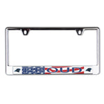 Carolina Panthers PATRIOTIC Lic Plate Frame B/O Printed