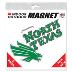 Wholesale-North Texas Mean Green Outdoor Magnets 6" x 6"