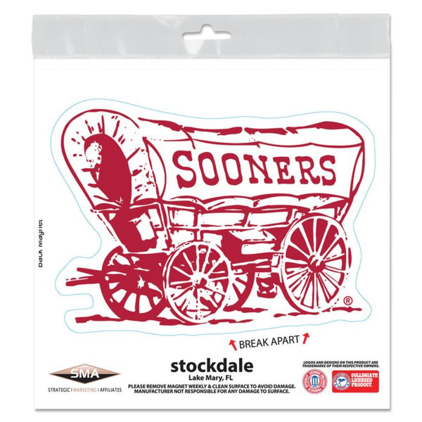 Wholesale-Oklahoma Sooners Outdoor Magnets 6" x 6"