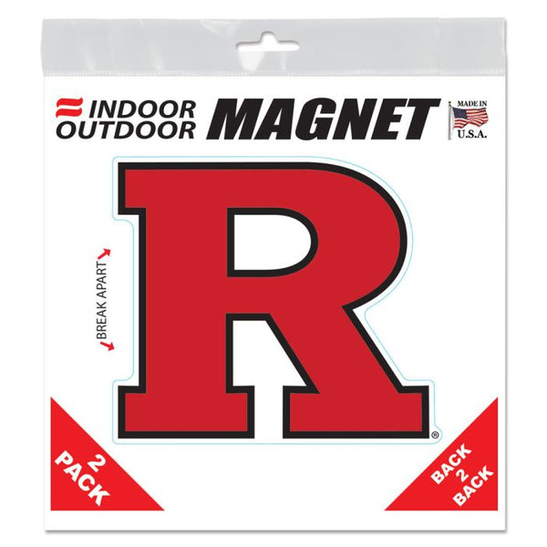 Wholesale-Rutgers Scarlet Knights Outdoor Magnets 6" x 6"