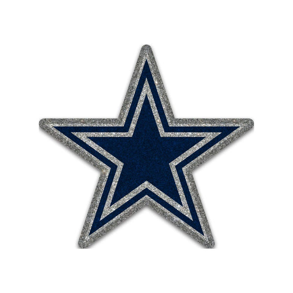 Dallas Cowboys Glitter Acrylic Auto Emblem