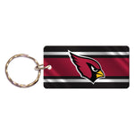 Arizona Cardinals STRIPES Keychain Rectangle