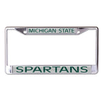 Wholesale-Michigan State Spartans Lic Plt Frame S/L Domed