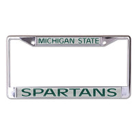 Wholesale-Michigan State Spartans Lic Plt Frame S/L Domed