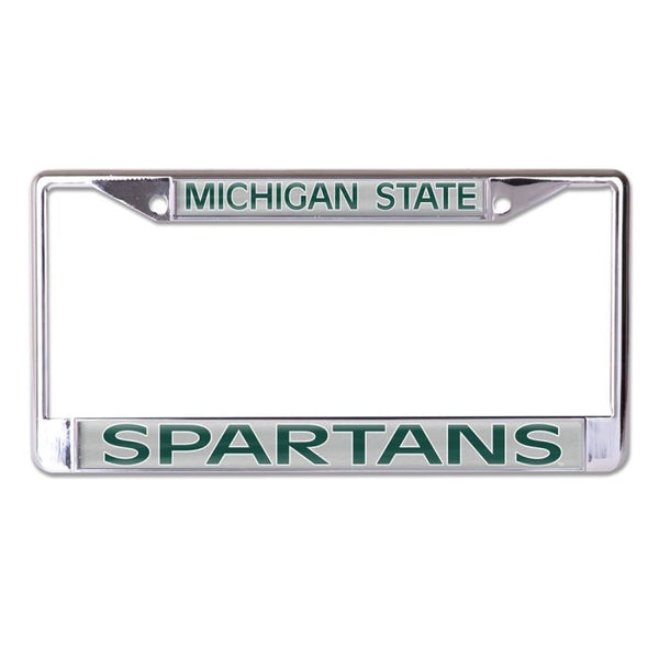 Wholesale-Michigan State Spartans Lic Plt Frame S/L Domed