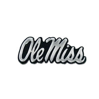 Wholesale-Ole Miss Rebels Chrome Free Form Auto Emblem