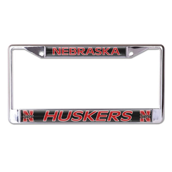 Wholesale-Nebraska Cornhuskers Lic Plt Frame S/L Domed