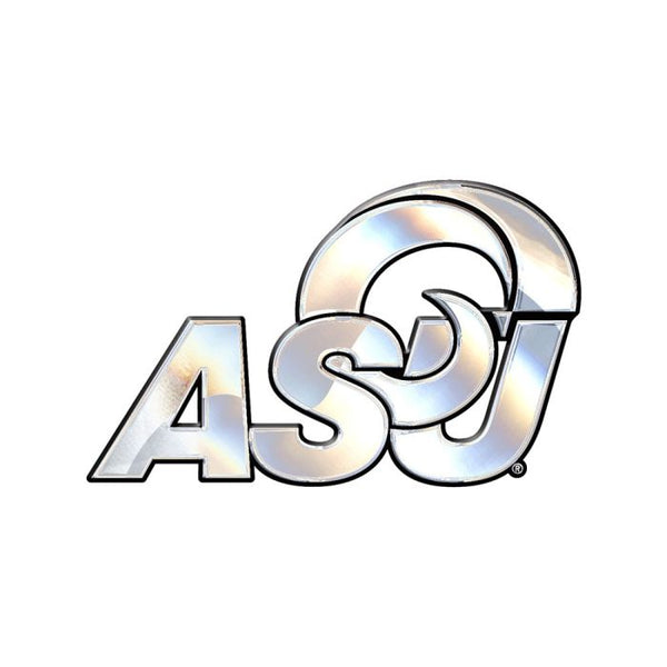 Wholesale-Angelo State Rams Chrome Free Form Auto Emblem