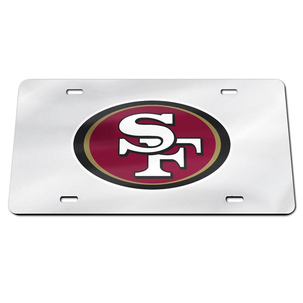 San Francisco 49ers Specialty Acrylic License Plate