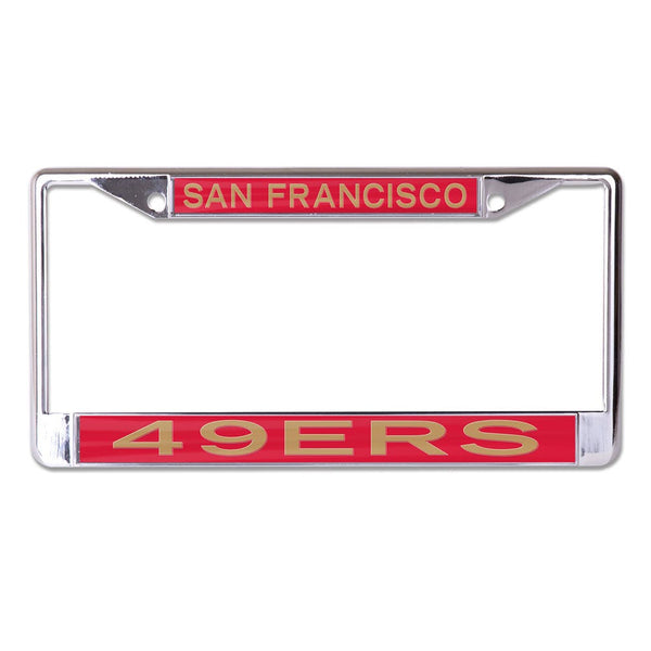 San Francisco 49ers Lic Plt Frame S/L Printed