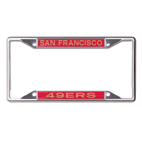 San Francisco 49ers Lic Plt Frame S/S Printed