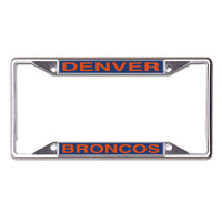 Denver Broncos Lic Plt Frame S/S Printed