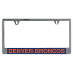 Denver Broncos Lic Plate Frame B/O Printed