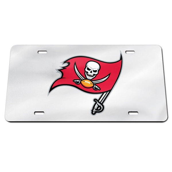 Tampa Bay Buccaneers Mirror bkgd Specialty Acrylic License Plate