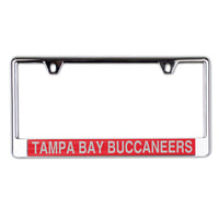 Tampa Bay Buccaneers Lic Plate Frame B/O Printed