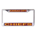 Kansas City Chiefs Lic Plt Frame S/L Printed