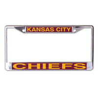 Kansas City Chiefs Lic Plt Frame S/L Printed