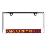 Kansas City Chiefs Lic Plate Frame B/O Printed