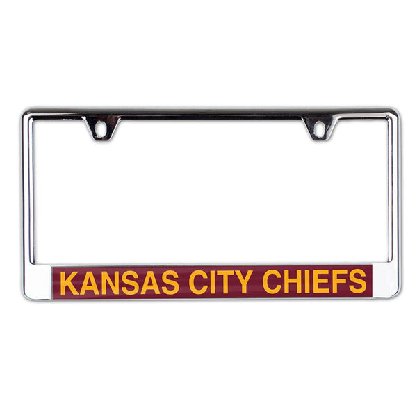 Kansas City Chiefs Lic Plate Frame B/O Printed