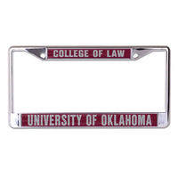 Wholesale-Oklahoma Sooners Lic Plt Frame S/L Printed