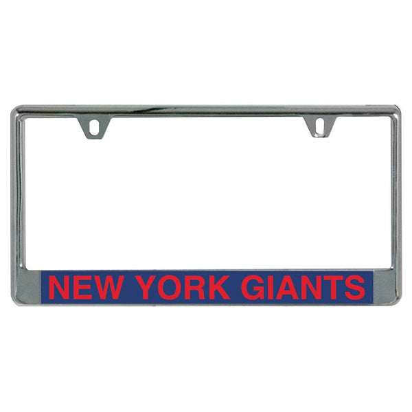 New York Giants Lic Plate Frame B/O Printed