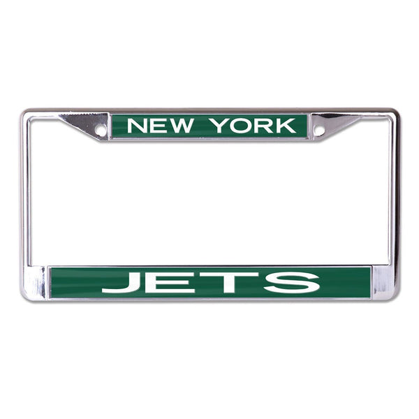 New York Jets Lic Plt Frame S/L Printed