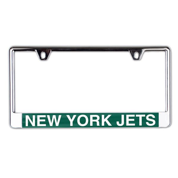 New York Jets Lic Plate Frame B/O Printed
