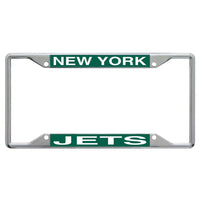 New York Jets Lic Plt Frame S/S Printed