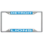 Detroit Lions Lic Plt Frame S/S Printed